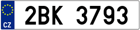Truck License Plate